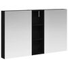 vidaXL Badkamerkastenset 3 st 100 x 10,5 x 60,5 cm Bewerkt hout