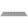 vidaXL Trap Tread 2 st 70 x 50 cm Zilver Aluminium Rechthoekig
