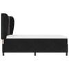 vidaXL Boxspringbed met matras Zwart 200 x 140 cm Polyester