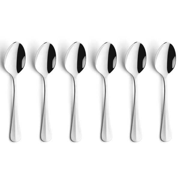 Amefa 6-delige Mokkalepelset Baguette