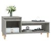 vidaXL Salontafel 100x50x45 cm bewerkt hout betongrijs