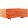 vidaXL Plantenbak 70x40x26,5 cm massief grenenhout wasbruin