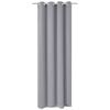vidaXL Gordijn met metalen ringen verduisterend 270x245 grijs