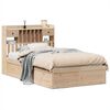 vidaXL Bedframe zonder matras massief grenenhout 135x190 cm