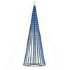 vidaXL LED-kerstboom 688 LEDs 300 cm blauw