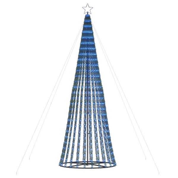 vidaXL LED-kerstboom 688 LEDs 300 cm blauw