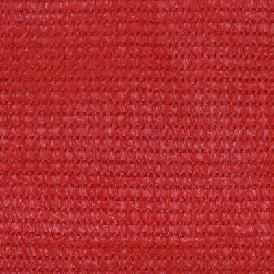 vidaXL Rolgordijn voor buiten 80x140 cm HDPE rood