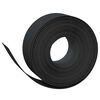vidaXL Gazonrand 25 m 20 cm PE Zwart