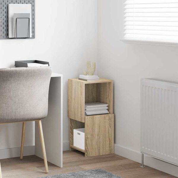 vidaXL Hoekkast Sonoma Eiken 30,5x30x65cm Bewerkt hout