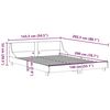 vidaXL Bedframe zonder matras massief grenenhout 140x200 cm