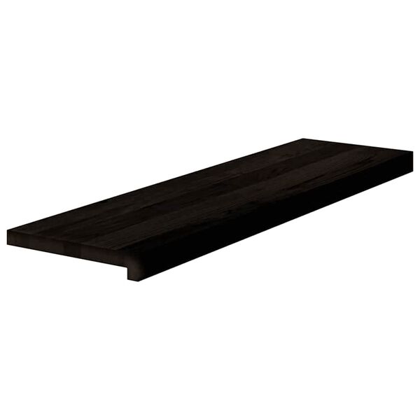 vidaXL Traptreden 12 st 90x30x2 cm massief eikenhout donkerbruin
