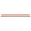 vidaXL Drijvende plank 2 pcs Roze 60 x 18 x 2,5 cm Staal