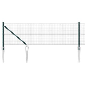 vidaXL Gecombineerd draadhek met spikes 10 x 0,5 m (B x H)