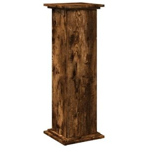 vidaXL Sokkel met opbergruimte 31x30x90 cm bewerkt hout gerookt eiken