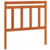 vidaXL Hoofdbord 100 cm massief grenenhout wasbruin