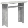 vidaXL Wandtafel Betongrijs 100 x 39,5 x 75 cm Bewerkt hout