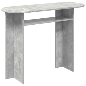 vidaXL Wandtafel Betongrijs 100 x 39,5 x 75 cm Bewerkt hout