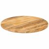 vidaXL Tafelblad rond &Oslash; 70x2,5 cm massief ruw mangohout
