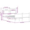 vidaXL Bedframe zonder matras hout sonoma eikenkleurig 120x200 cm