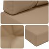 vidaXL Buiten bankkussen 3 pcs Taupe Polyester