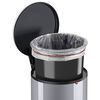 Hailo Pedaalemmer Harmony L 20 L zilverkleurig