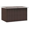 vidaXL Opslagdozen Gegalvaniseerd staal 149 x 99 x 93 cm Bruin