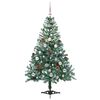 vidaXL Kunstkerstboom met 150 LED Groen 150 cm PVC en Staal