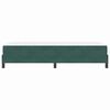 vidaXL Boxspringbed met matras Donkergroen 80 x 210 cm Stof