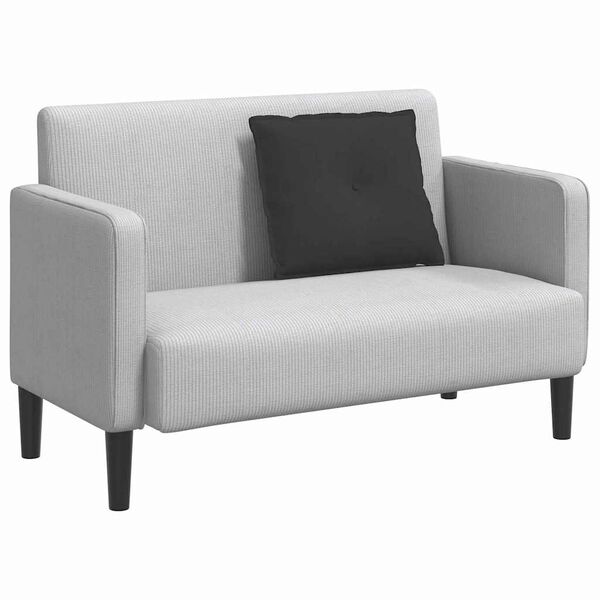 vidaXL Rugkussen Zwart 60 x 50 cm Microvezel Stof