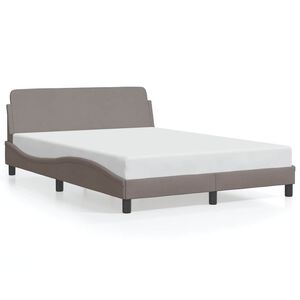 vidaXL Bedframe "Dover" 120x200 cm stof taupe
