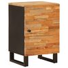 vidaXL Badkamerkast Naturel 38 x 33 x 58 cm Massief Mango Hout