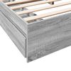vidaXL Bedframe met lades bewerkt hout grijs sonoma eiken 180x200 cm