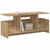 vidaXL TV-standaard Artisan Eiken 102 x 35 x 45 cm Bewerkt hout