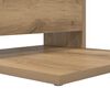 vidaXL Bijzettafel Artisan Eiken 40 x 35 x 60,5 cm Bewerkt hout