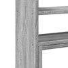 vidaXL Bureau organiser 40x17x41 cm bewerkt hout grijs sonoma eiken