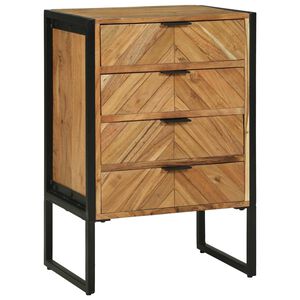 vidaXL Dressoir 50 x 35 x 75 cm Massief acaciahout