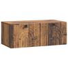 vidaXL Wandbeugel TV-kast Oud hout 78,5 x 41 x 30 cm Bewerkt hout