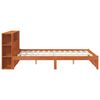 vidaXL Bedframe met opberghoofdeksel met opslag Wasbruin 140 x 190 cm