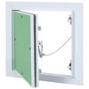 vidaXL Toegangs paneel Groen en Zilver 30 x 30 cm