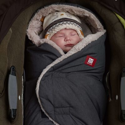RED CASTLE Wikkeldeken Babynomade Tendresse 0-6 maanden grijs