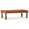 vidaXL Salontafel 110x60x38 cm massief mangohout en acaciahout
