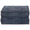 vidaXL Modulair bank Indigo Print 70 x 70 x 36 cm Stof
