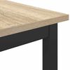 vidaXL Bank Sonoma 160 x 35 x 45 cm Bewerkt hout
