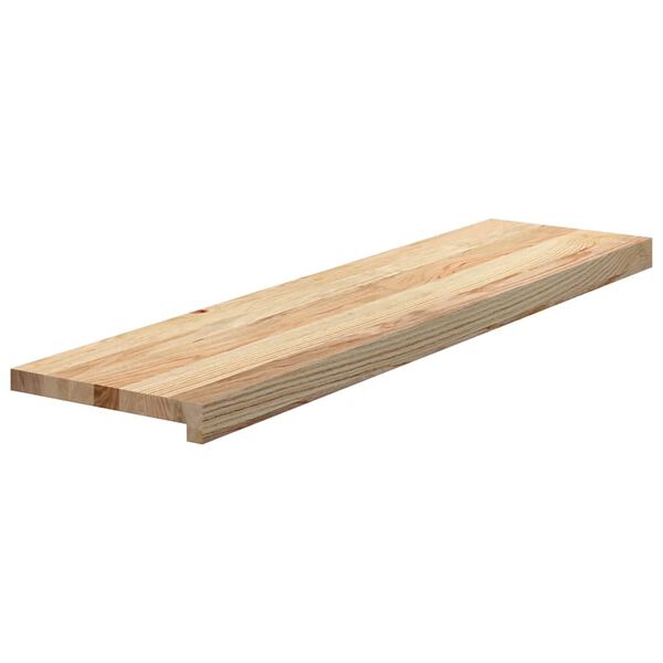 vidaXL Traptreden 20 st 100x30x2 cm onbehandeld massief eikenhout