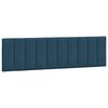 vidaXL Bed met matras "Hanko" fluweel blauw 180x200 cm