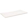 vidaXL Bureaublad 100x50x2,5 cm massief grenenhout wit