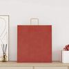 vidaXL Papieren zakken 250 st met hengsels 45x17x48 cm rood