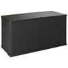 vidaXL Tuinbox 120x56x63 cm polypropeen rattan antracietkleurig