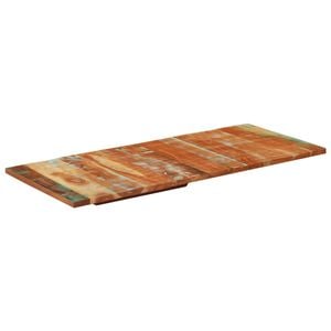 vidaXL Tafelblad rechthoekig 25-27 mm 60x140cm massief gerecycled hout