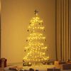 vidaXL Metalen kerstboom met standaard Goud 150 cm Poedergecoat staal
